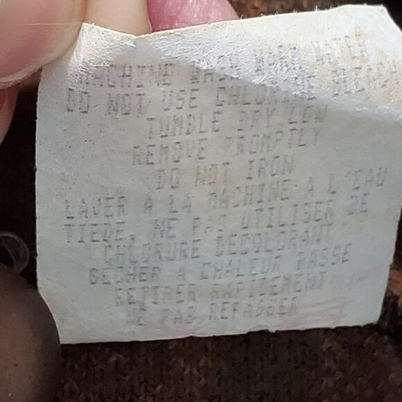 County Clothing Company Womens Sz Small Vest Brown & Tan Dogs Vintage 1998 - Picture 5 of 7